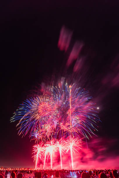 istock Fireworks festival in Kumagaya 1255822613