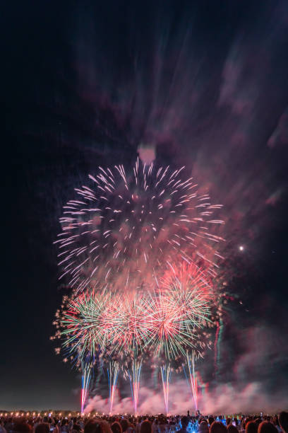 istock Fireworks festival in Kumagaya 1255823399