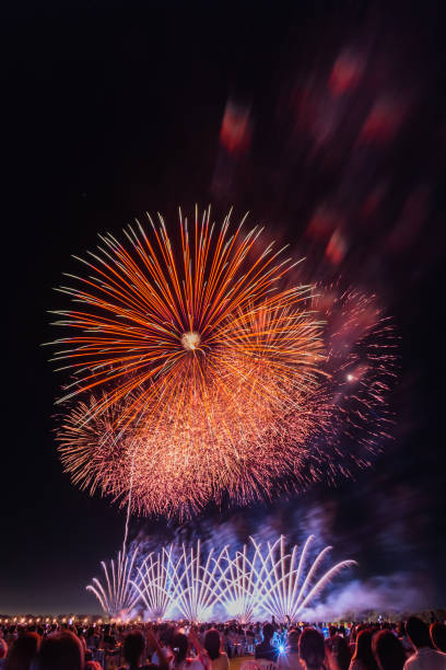 istock Fireworks festival in Kumagaya 1255823435