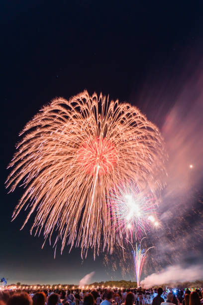 istock Fireworks festival in Kumagaya 1255823643