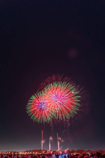 istock Fireworks festival in Kumagaya 1255824812