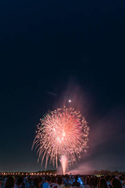 istock Fireworks festival in Kumagaya 1255825737