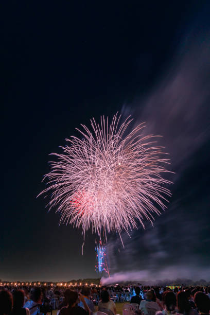 istock Fireworks festival in Kumagaya 1255826271