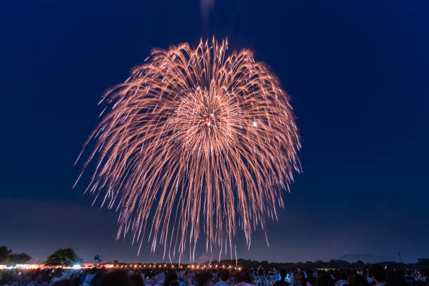 istock Fireworks festival in Kumagaya 1255826329