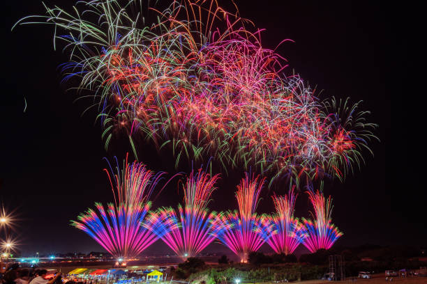 istock Fireworks festival in Ibaraki 1255832904