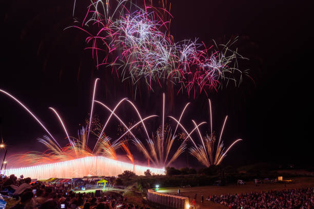 istock Fireworks festival in Ibaraki 1255832988