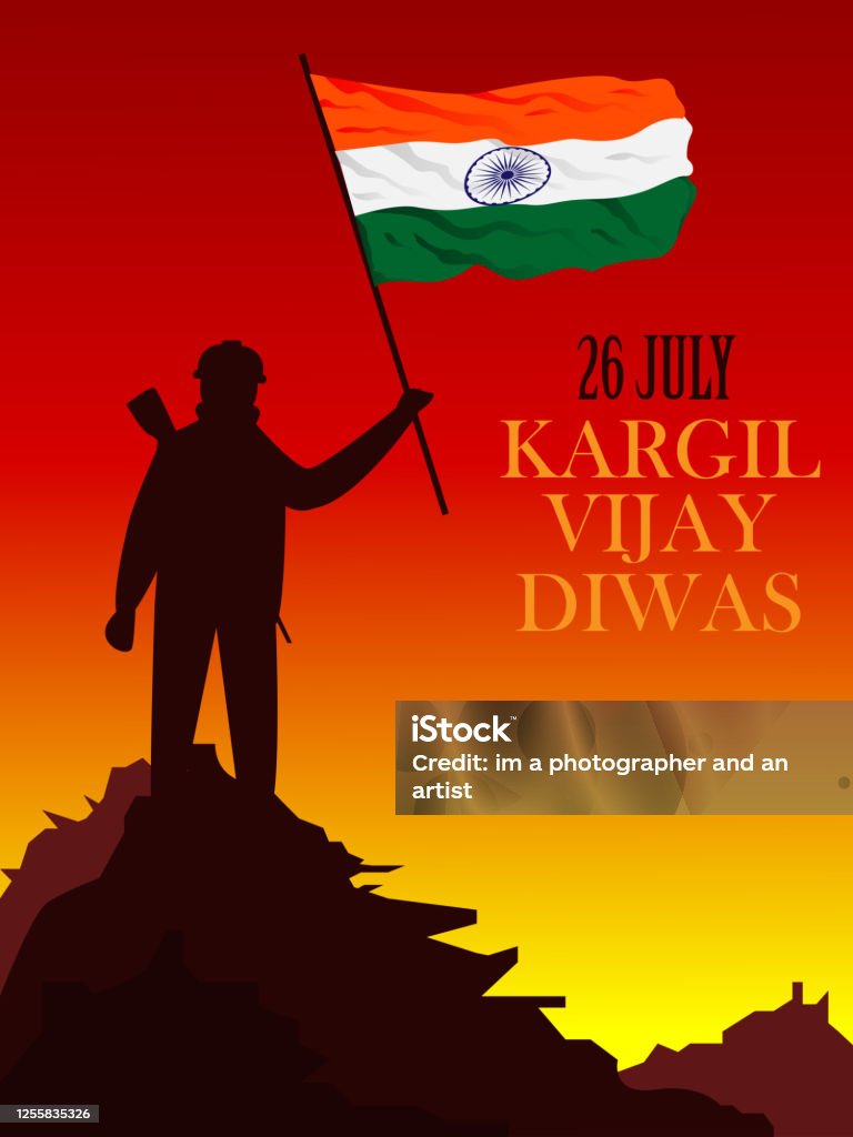 26 Tháng 7 Kargil Vijay Diwas Kargil Ngày Chiến Thắng Minh Họa ...