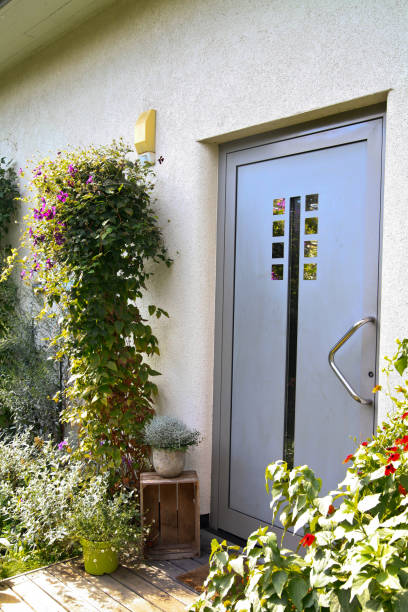 istock beautiful entrance with planting 1255845268