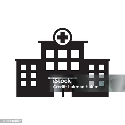 istock hospital building icon vector template 1255846059