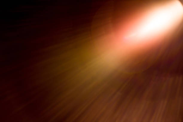istock Abstract Natural Sun flare on the black 1255849480