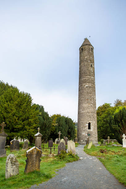 istock The Round Tower at Glendalough, Ireland 1255852675