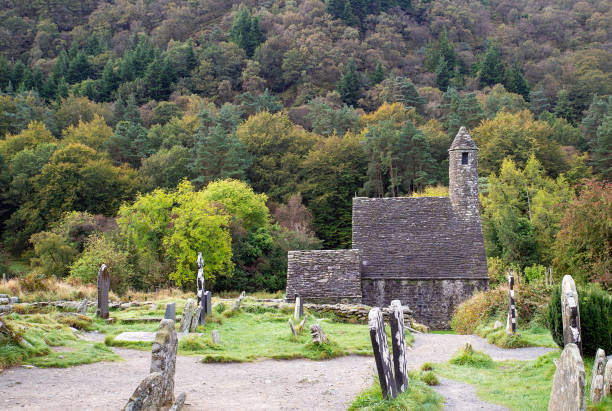 istock Saint Kevin's Church at Glendalough, Ireland 1255852696