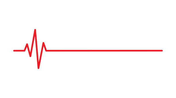 heartbeat pulslinie vektor gesundheit medizinisches konzept für grafik-design, logo, website, social media, mobile app, ui illustration - pulslinie stock-grafiken, -clipart, -cartoons und -symbole