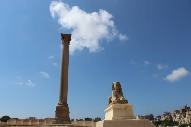 istock Serapeum and Pompey`s Pillar 1255866582