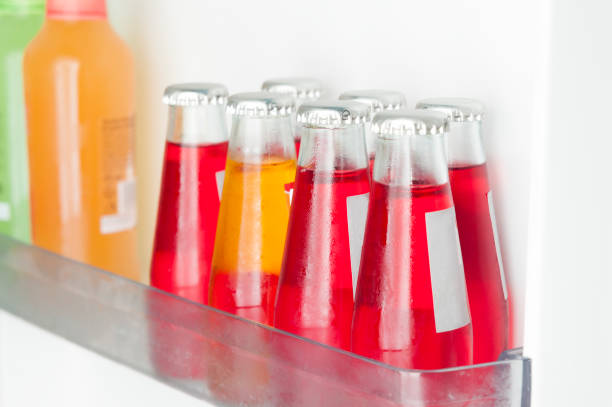 istock Single portion analcoholic aperitifs in the home refrigerator 1255867184
