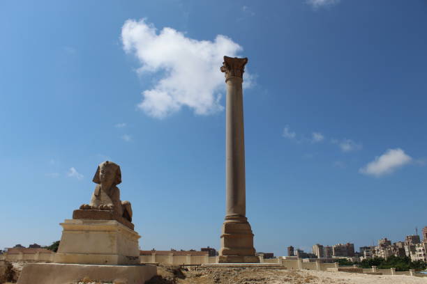 istock Serapeum and Pompey`s Pillar 1255867612