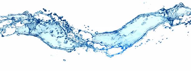 istock Illustration of abstract blue wave 1255871522