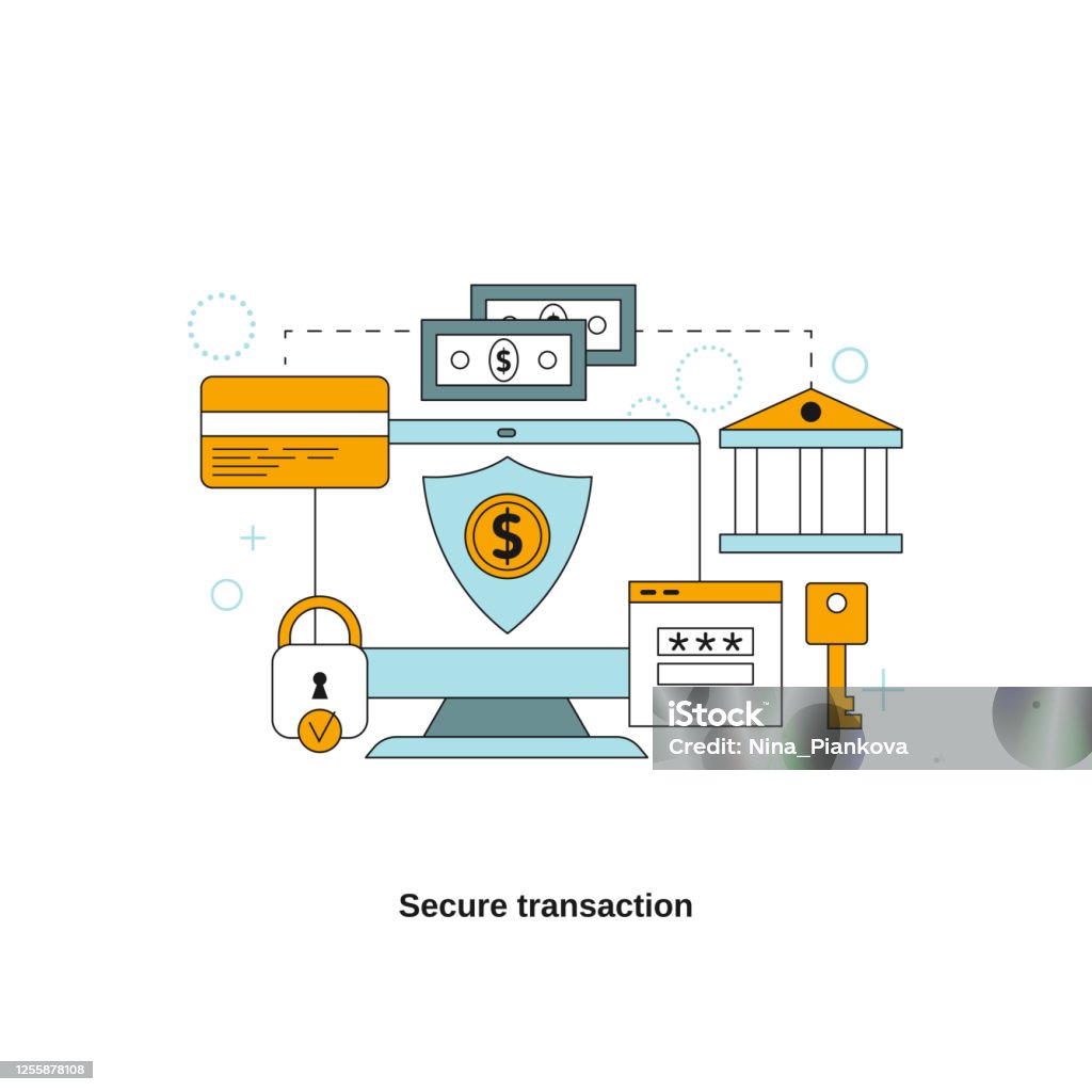 Secret Transaction Secure Transaction Concept Stock Illustration - Download Image Now ...