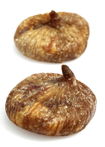 istock Dry or Dried Fig, ficus carica against White Background 1255879585