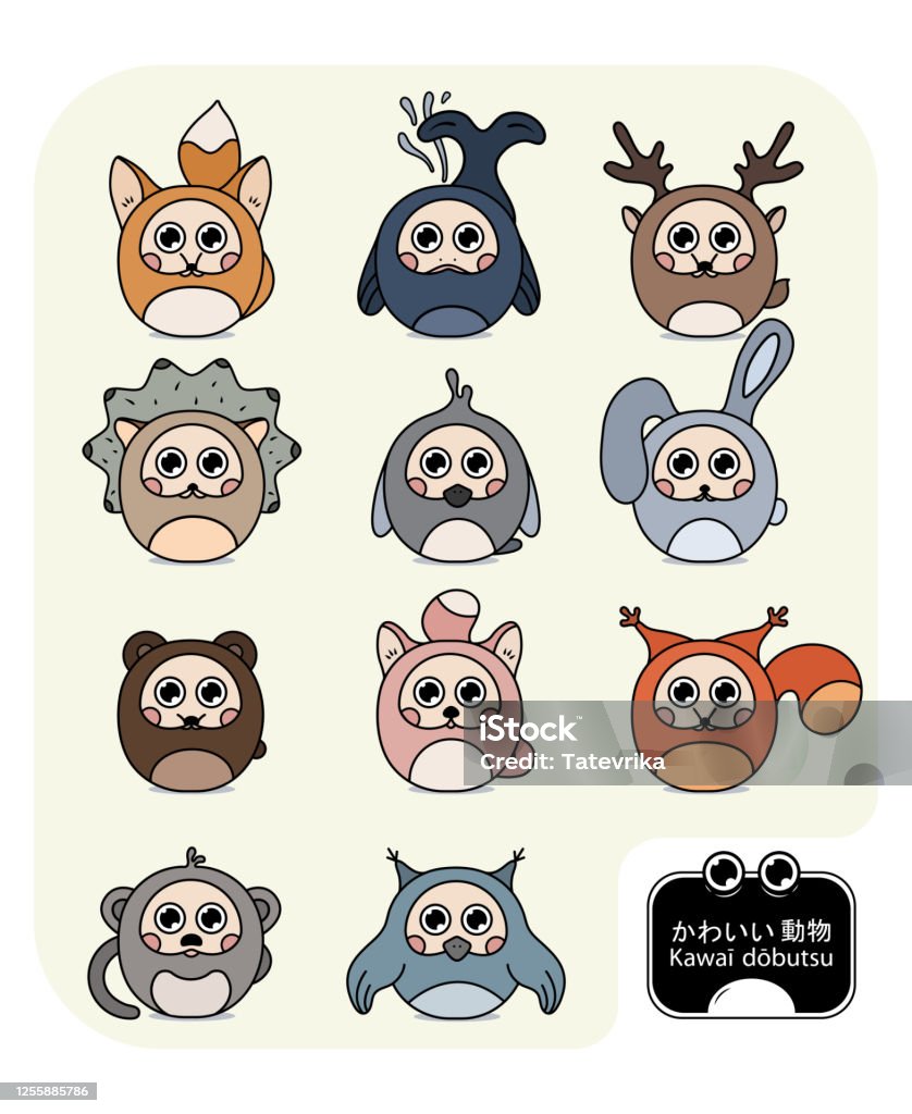 Động Vật Đặt Cáo Cá Voi Hươu Nhím Chim Cánh Cụt Thỏ Gấu Mèo Sóc ...