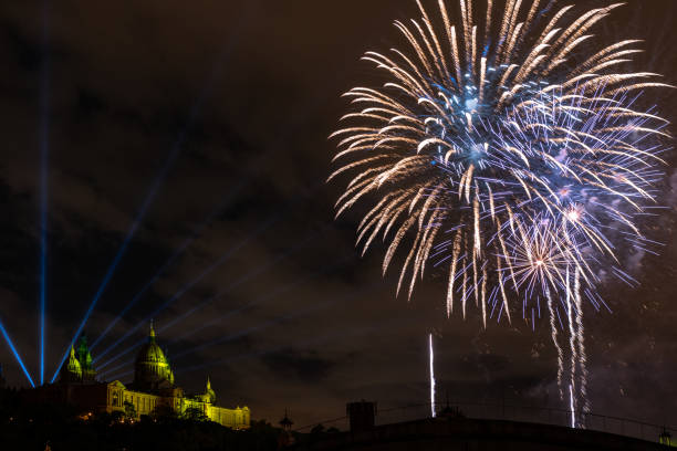 istock Barcelona fireworks at night 1 1255895974