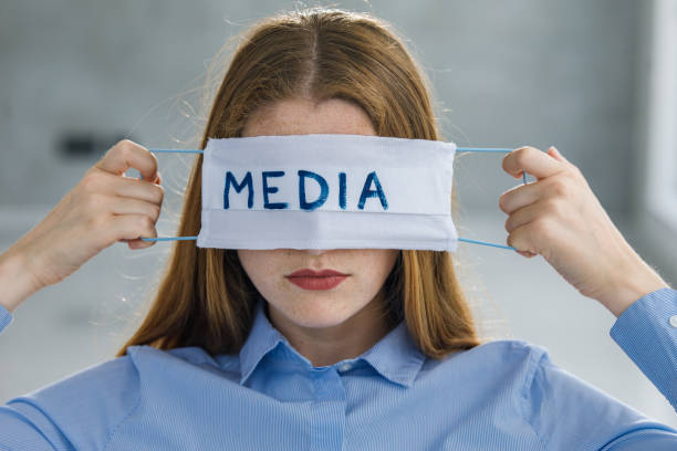 istock Unable to see the reality due to the media control! 1255897501