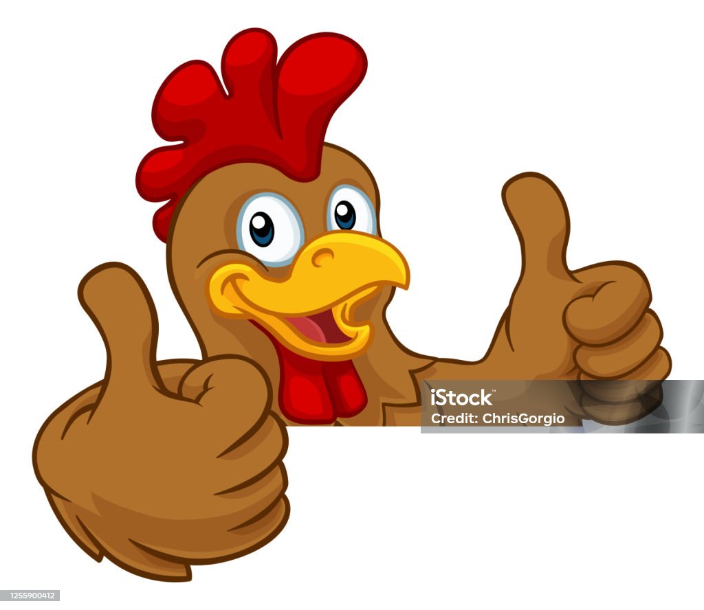 Gà Hoạt Hình Gà Trống Cockerel Nhân Vật Hình minh họa Sẵn có - Tải ...