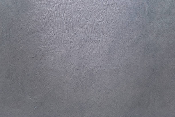 istock Wooden background painted with gray paint. Wall texture. Copy space. Top view 1255901675