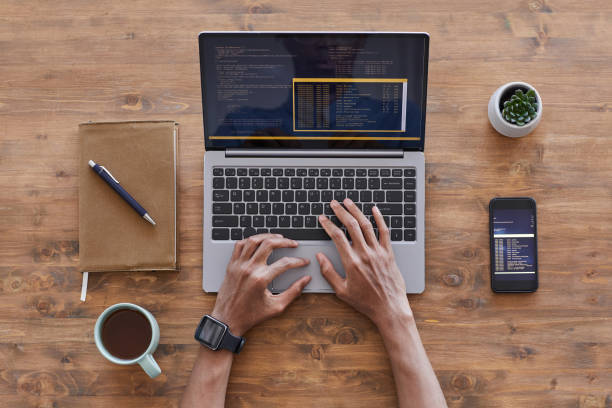 Computer Programmers Table Top View 1,600+ Programmers Overhead Stock Photos, Pictures & Royalty-Free ...