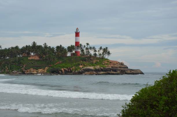 istock Lighthouse of Adimalathura, Thiruvananthapuram district, Kerala, India 1255913039