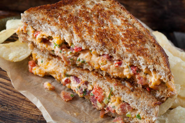 istock Grilled Pimento Cheese Sandwich with Bacon 1255918735