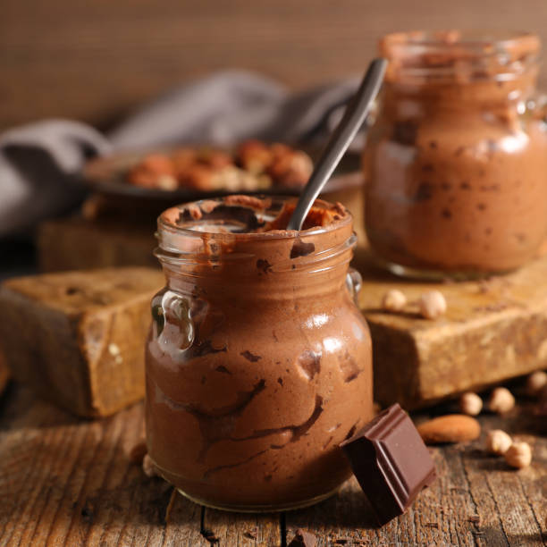 istock chocolate mousse- vegan homemade chocolate mousse 1255920730