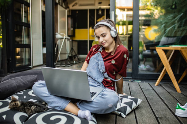 istock Enjoying a day off at home 1255924945