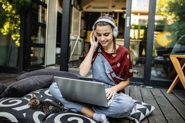 istock Enjoying a day off at home 1255925039