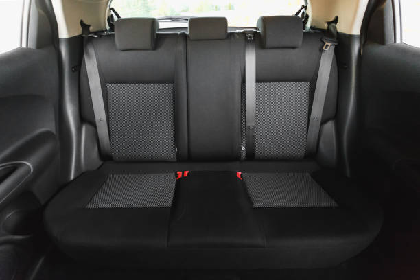 istock Car interior, part of back seats, close 1255935637