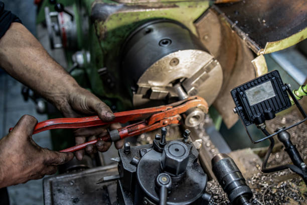 istock Close up shot of manual worker hands. 1255939859