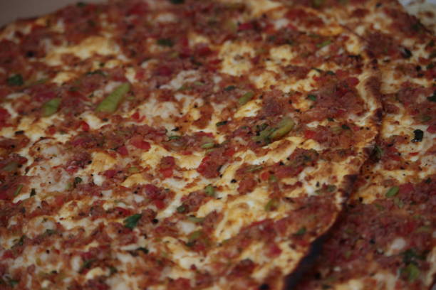 istock Turkish foods; Turkish pizza / Lahmacun 1255939909