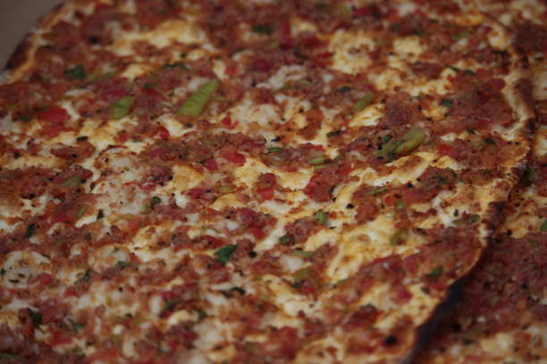 istock Turkish foods; Turkish pizza / Lahmacun 1255939955