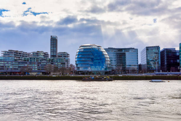 istock Skyline Of London By River Thames At Sunset 1255948442