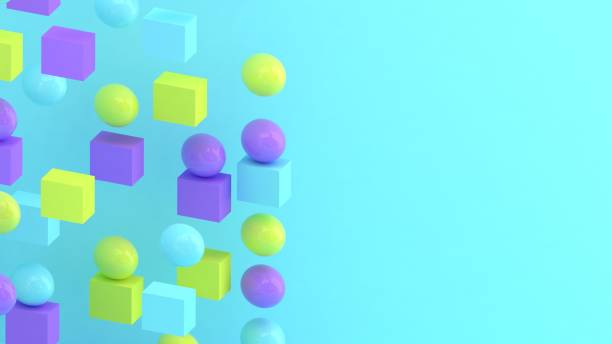 istock 3d lines background. Abstract wallpaper. Geometric shapes. Trendy modern illustration. 3d rendering. Poster backdrop. Colorful poster backdrop. Minimal style. 1255966452