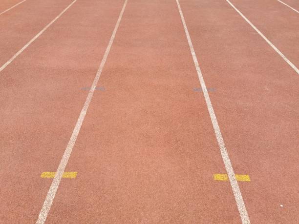 istock Jogging track in the stadium 1255969905