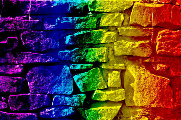 istock LGBT. The rainbow is on texture. Template. Content for the designer. 1255970184