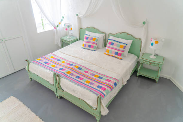 istock Private room bedroom color pillow 1255974695