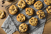 istock Homemade Warm Chocolate Chip Cookies 1255986329