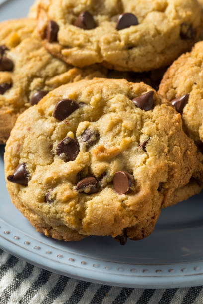 istock Homemade Warm Chocolate Chip Cookies 1255987337