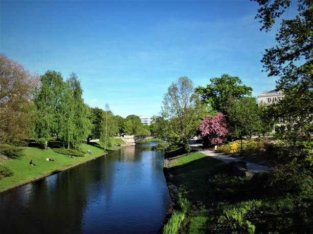 istock Colourful parks in Riga, Latvia 1255992566