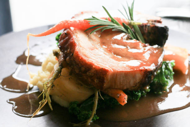 Roast Pork with Rosemary in London, England