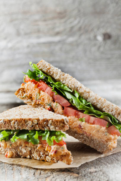 istock Pimento Cheese Sandwich with Lettuce and Tomato 1255995417
