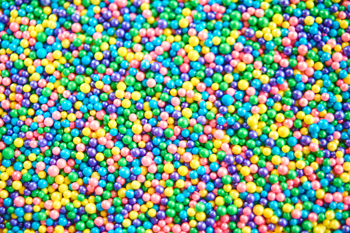 Background of colorful cake sprinkles