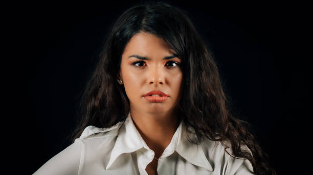istock Arrogant Young Woman, Expressing Strong Negative Emotions 1256001228